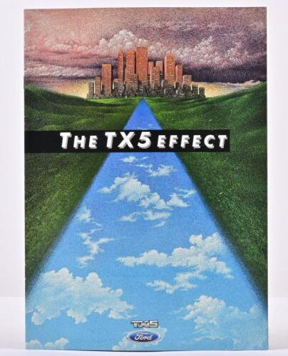 FORD: An August 1985, Ford Motor Company of Australia Limited, Ford TX5 sales brochure - 'THE TX5 EFFECT'