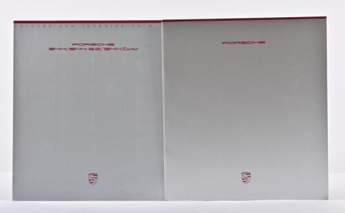 PORSCHE: Two Porsche sales brochures. 1988 Porsche model range & 'COLOURS AND INTERIOR TRIM '89 - PORSCHE 944/94 S2/944 turbo' brochures