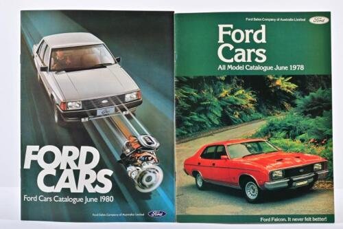 FORD: Two Ford 'Ford Cars' model catalogues. June 1978 and 1980 editions