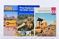 CATERPILLAR: Three Caterpillar literature items. 'Caterpillar Track-type Tractor - D3' & Forestry sales brochures