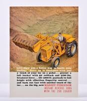 MASSEY-FERGUSON: A circa 1960's Massey-Ferguson MF250 Loader sales brochure. Instant Reverse 3305