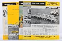 CONNOR-SHEA: An assortment of Connor-Shea sales brochures. Combine, Cultivator, Plow, Seeder brochures