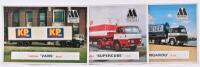 MERRIWORTH: Three Merriworth Trailers single sheet, double sided sales brochures for 'KANGAROU', 'SUPERCUBE' and 'VANS'. Circa 1970's