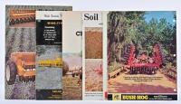 HARROW/CULTIVATOR: A group of seven harrow/cultivator sales brochures by various manufacturers. Taylor-Way, Bettinson, Bush Hog, Flex Blade brochures