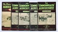 COMMONWEALTH AGRICULTURIST: Five issues of "THE COMMONWEALTH AGRICULTURIST' as issued by Commonwealth Fertilisers and Chemicals Ltd, Melbourne, Australia. Years 1947 - 1949