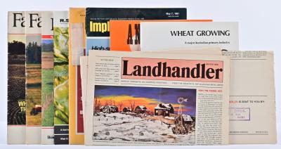 FARMING: A collection of farming related literature items. 'Farm Journal' & 'Implement&Tractor' magazines