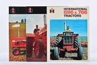 INTERNATIONAL: Three 1970's International Harvester Company of Australia colour tractor sales brochures. 686, 756, 696 & 766 model brochures