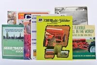 SEEDERS: Eight seeder sales brochures by various manufacturers. Aitchison Industries Limited, Duncan, Napier Grasslands, Symonds brochures