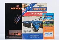 GRIZZLY: Three Grizzly Engineering Pty.Ltd (VIC) sales brochures. 1997 GRIZZLY 'Ground Breaking Technology' model range brochure