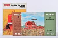 EUROPEAN COMBINES: Three European combine harvester sales brochures. FAHR & LA VERDA sales brochures