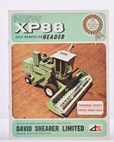 SHEARER: A circa 1960's David Shearer Limited 'NEW XP88 SELF PROPELLED HEADER' sales brochure