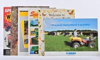 MOWERS: A collection of mower and sprayer sales brochures. Bush Hog, John Deere, C-DAX brochures & product catalogues