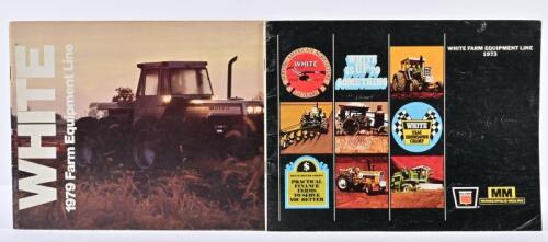 WHITE: Two 1970's White Farm Equipment Line products catalogues from 1973 and 1979