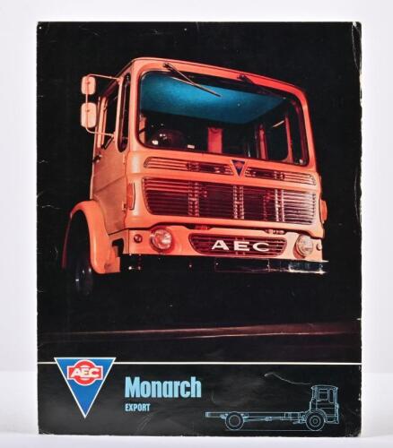 AEC: A 1966 SEC Monarch (Export Sales) colour sales brochure