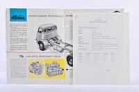 ALBION: A August 1967 'Albion CHIEFTAIN SUPER 6' sales brochure. Separate typed data sheet with performance data - 2