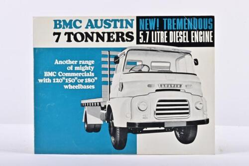 BMC: A 1953 BRITISH MOTOR CORPORATION (AUSTRALIA) PTY.LTD 'BMC AUSTIN 7 TONNERS' sales brochure