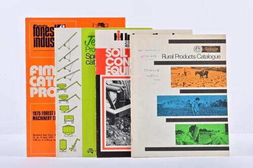 CATALOGUES/BROCHURE: Four product catalogues and one brochure. 1975 'FIME CATALOGUE PROGRAMME
