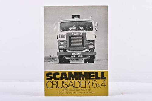 SCAMMELL: A 1971 British Leyland 'SCAMMELL CRUSADER 6x4' sales brochure