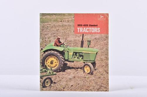 JOHN DEERE: A 1968 John Deere 3020-4020 Standard TRACTORS sales brochure