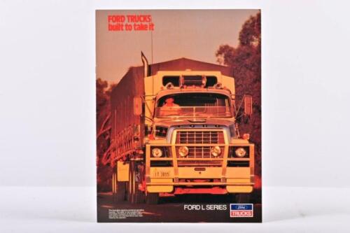 FORD: A March 1979 FORD MOTOR COMPANY OF AUSTRALIA LIMITED 'FORD TRUCKS built to take it' - FORD L SERIES colour sales brochure