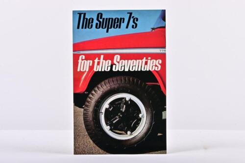 DODGE: A CHRYSLER AUSTRALIA Dodge 'The Super 7's for the Seventies' colour model range sales brochure