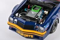 CAMARO: A limited edition 1:18 scale Classic Carlectables Chevrolet Camaro Z28 as race by Bond/Bartlett in Bathurst 1982, in blue 9 sports livery, with COA numbered 1027/3500, in double fitted box - 7