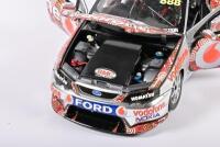 FALCON: A Autographed limited edition 1:18 scale Classic Carlectables Ford Falcon BF as raced by Lowndes in 2008, #888, Red Dust Role Models, Darwin livery, with COA numbered 998/1500, in double fitted box - 7