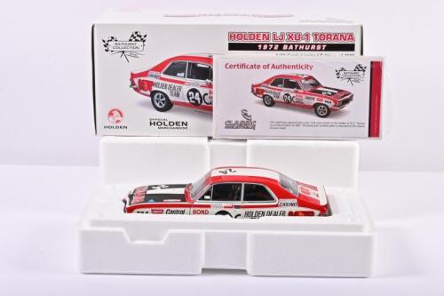 TORANA: A limited edition 1:18 scale Classic Carlectables Holden LJ XU-1 Torana in 1972 Bathurst, #24, with COA numbered 110/6500, in Double fitted box
