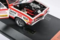 PETER BROCK: A limited edition 1:18 scale Biante Holden LJ Torana GTR XU-1 as raced by Peter Brock, roof signed by Brock, plastic base with a tribute plate to Brock 661/6000, windshield broken, in fitted box, box faded - 5
