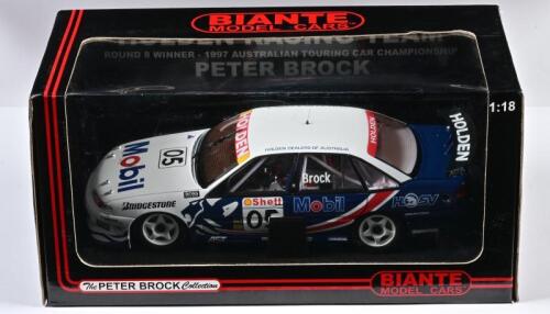PETER BROCK: A limited edition 1:18 scale Biante Holden VS Commodore raced by Brock in 1997 ATCC Round Winner, with COA numbered 4147/13002, in fitted box