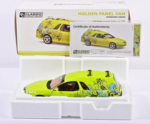 HOLDEN: A limited edition 1:18 scale Autoart Holden Panel Van, with COA 495/1100, in fitted box