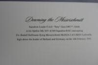 TONY GAZE: A limited edition print titled &lsquo;Downing the Messerschmitt&rsquo; (signed by Gaze) - 2