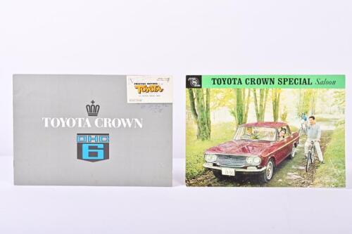 TOYOTA: Two 1960's/1970's Toyota Crown sales brochures. English text