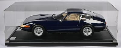 365 GTB/4: A superb Amalgam 1:8 scale model of a Ferrari 365 GTB4 "Daytona" in Blu Tourbillon. Limited Edition of 199. Numbered 14. CoA