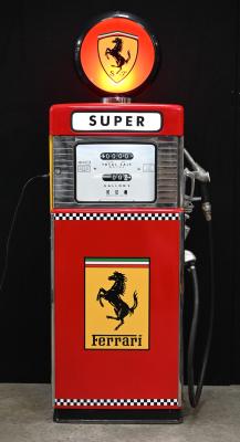 BOWSER: A circa 1960s/70s Wayne 605 petrol bowser in Ferrari livery