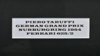 TARUFFI: A framed collage of Piero Taruffi related items. Taruffi signed Italian First Day Envelope & Driver picture - 2