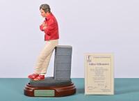 GILLES VILLENEUVE: A 1:9 scale limited edition (0511/2500) cold cast porcelain resin figure of Gilles Villeneuve. As sculpted by Paul Szeiler