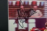 JOHANSSON: A colour picture of Stefan Johansson racing a Ferrari 156/85 from the Australian Grand Prix, Adelaide 1985. Stefan Johansson signature - 5
