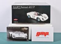 412 P: A Limited Edition, 1:18 scale gmp NART Ferrari 412 P (Part No.G1804114). Model contained inside sealed inner polystyrene packaging - 2