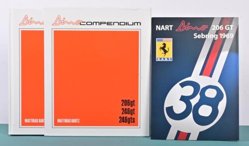 DINO: A rare copy of Matthias Bartz 'Dino Compendium - 206gt 246gt 246gts'. Excellent