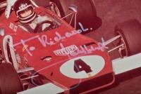 ICKX: A three colour picture set relating to Jacky Ickx. Ferrari 312F1 & Ferrari 312B2 F1 pictures signed by Jacky Ickx - 5