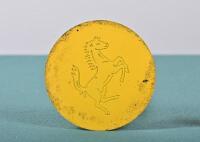 DINO: An original 'Dino' horn push and Ferrari prancing horse wheel cap - 4