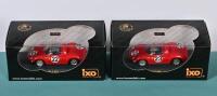 250 P: Two 1:43 scale ixo MODELS Ferrari 250 P models from Le Mans 1963. #22 as raced by M.Parkes - U.Maglioli (LMC070) & #23 as raced by J.Surtees - W.Mairesse (LMC071)