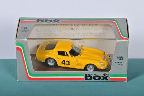 275 GTB/4: A 1:43 scale MODEL box FERRARI 275 GTB/4 (8429) - "Rally M.Carlo 66"