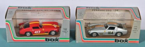250 GT/250 TDF: Two MODEL box 1:43 scale Ferrari models. FERRARI 250 GT 1956-57 - "Mille Miglia 57" (8415) & FERRARI 250 TDF - Tour de France 58 (8431)