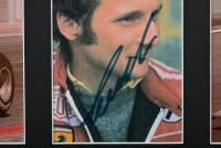LAUDA: A tri-picture set of Niki Lauda and associated Ferrari racing cars. Ferrari 312T & 312 T2 pictures signed by Niki Lauda - 5