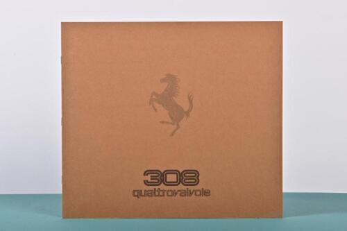 FERRARI: A 1983 Ferrari 308 quattrovalvole sales brochure
