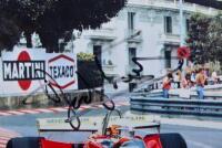 SCHECKTER: A colour picture Jody Scheckter set. Ferrari 312T4 picture signed by Jody Scheckter - 6