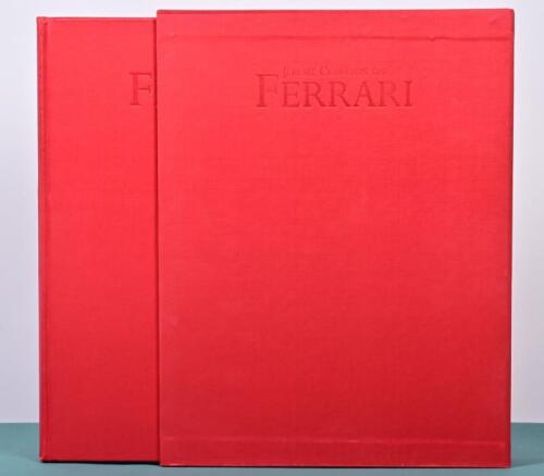 FERRARI: 'JEREMY CLARKSON ON FERRARI' hardcover book. Limited Edition of 1500. Numbered 1418