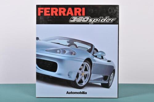 360 SPIDER: 'FERRARI 360 spider' hardcover book. Edited by Bruno Alfieri